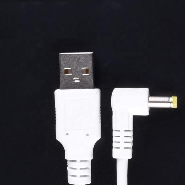 90 Degree Angle L Shape 1m USB to DC Male 4.0x1.7mm Extension Charger Cable