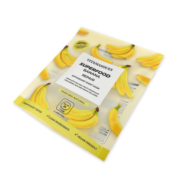 Étiquette de qualité alimentaire de 3e rangée Sac fermeture à glissière en plastique étanche aux fuites Pour les emballages alimentaires biologiques