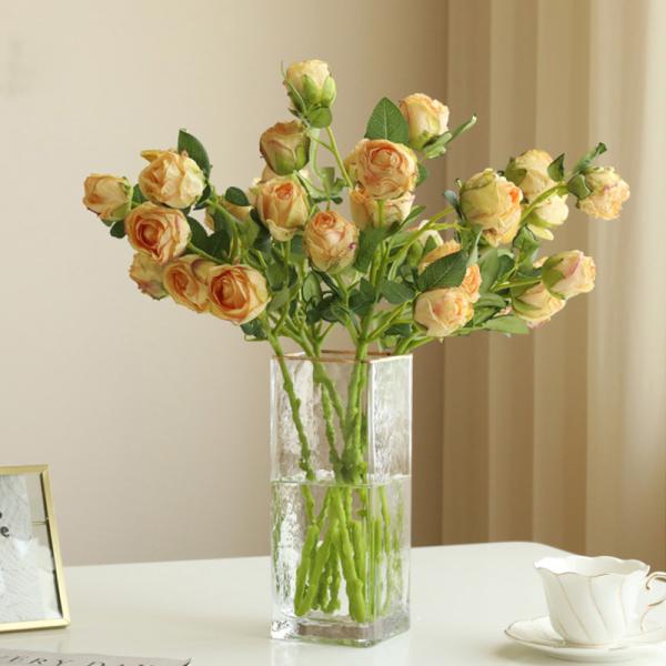 Personalized Artificial Silk Rose Flower Decoration for All Festivals and Celebrations