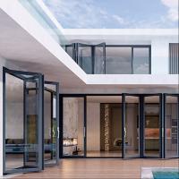 Porte pliante anti-clip pour résidences privées, villas, zones commerciales, bureaux