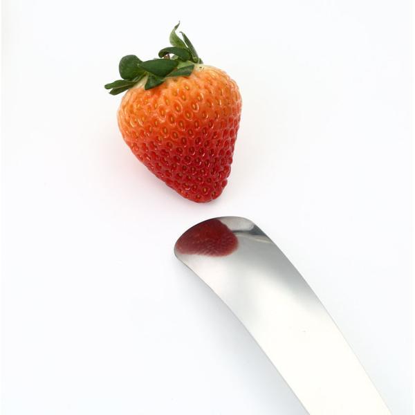 Customized Metal 304 Stainless Steel Ice Cream Scoop Slender Spoon for Dessert Square