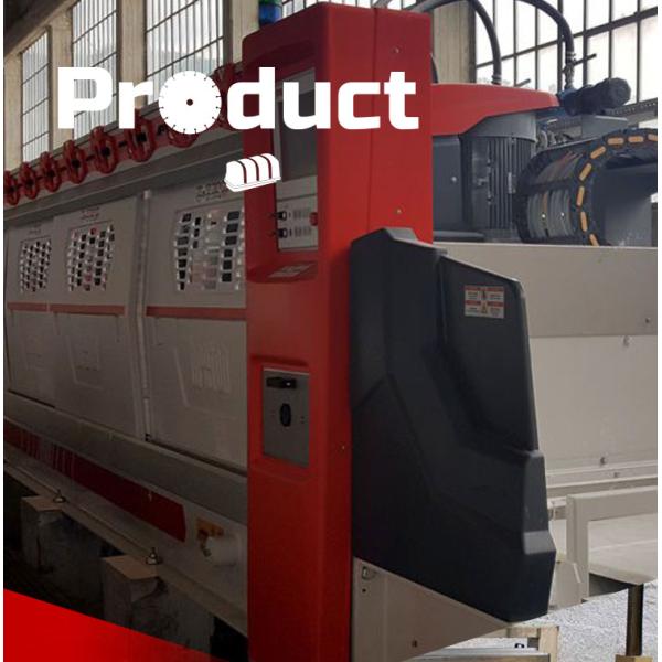 Máquina de pulido de piedra para la losa de cuarzo de granito de mármol 12 16 Rojo gris fácil de operar