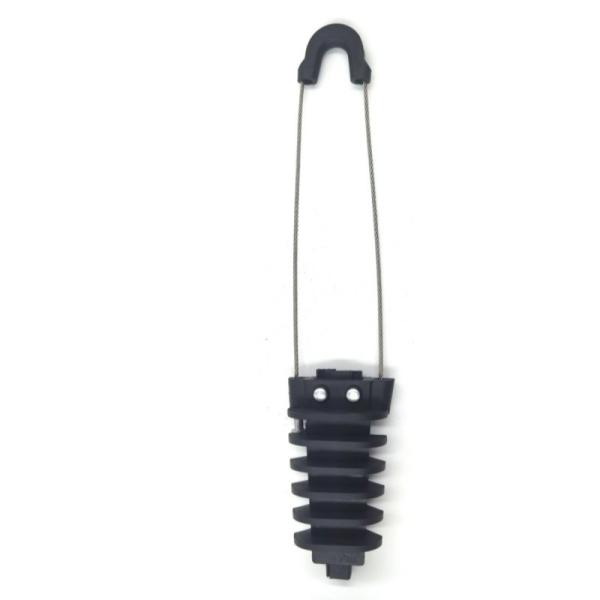Black Plastic Wedge Wire Clamp The Perfect Solution for FTTX Suspension Cable Testing