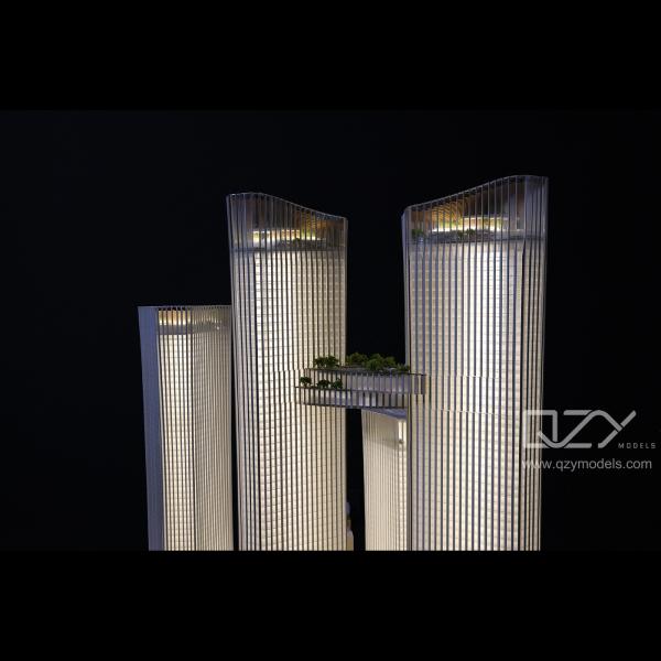 KPF 1:500 L.GEM Baishizhou arranha-céuCidade Modelos em escala Edifício Complexo Comercial