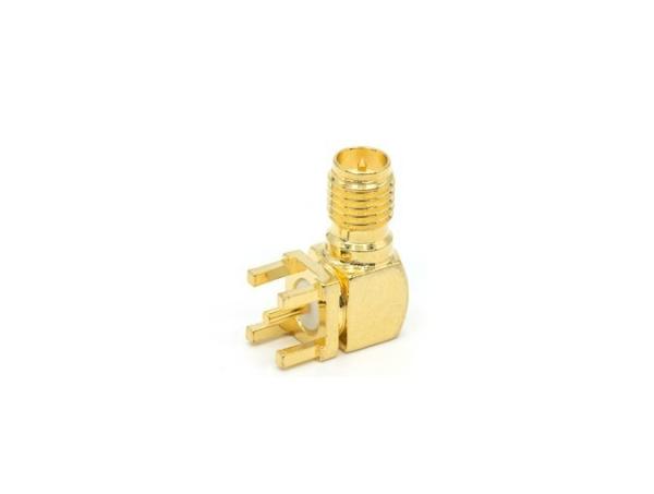 Reverse Polarity SMA female Right angel Connector for PCB