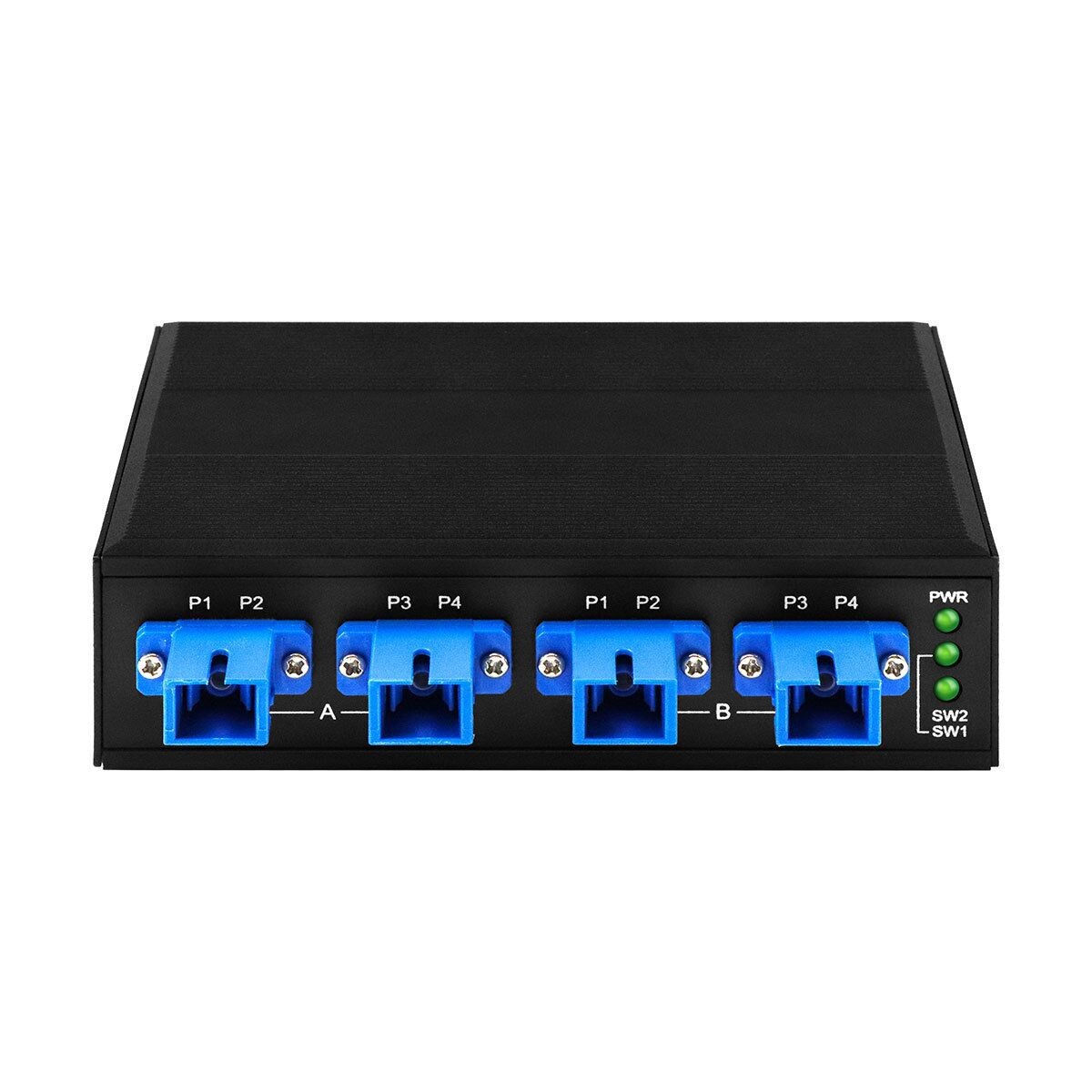 D2*2B SM MM Промышленный оптоволокно обходный переключатель SC соединитель DC24v для защиты