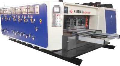 High Speed Flexo Printing Slotting / Die Cutting Machine Three Color