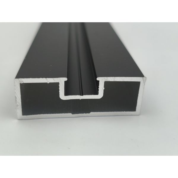Aluminum extruded glass partition sliding profile, ultra-thin glass door profile aluminum profile