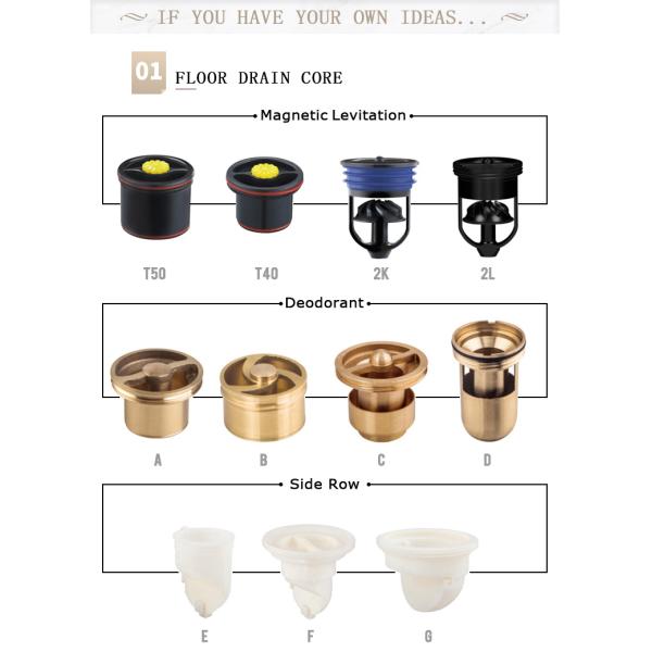 Multi-Function Long Floor Drain for Hotel Inlaid Ceramic Tile Anti-Blocking Network Shower