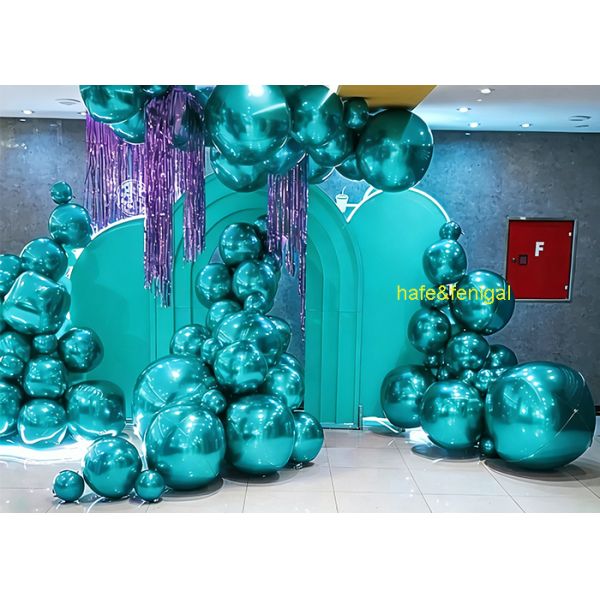Premium 0.8mm PVC Mirror Balloons Easy To Install With Foil Balloons For Event Styling