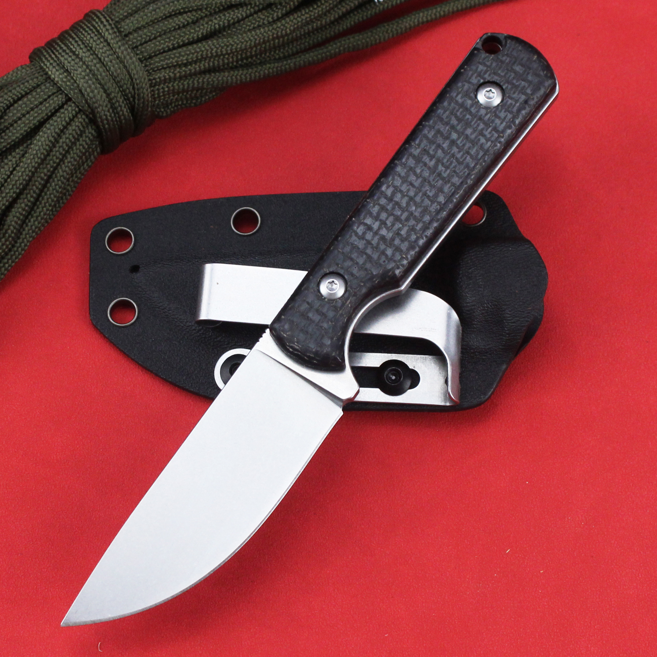 GT0172  Linen Handle  Fixed Blade Knife Outdoor Knife Tactical Knives