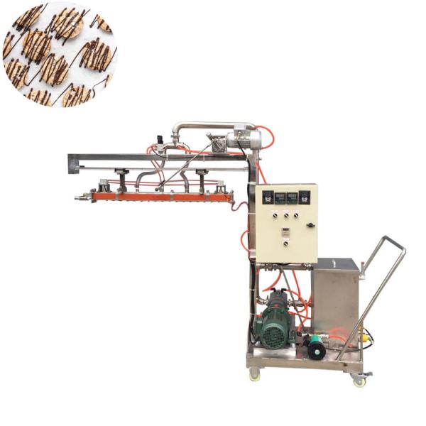 Zigzag Chocolate Decorator Machine Chocolate Enrober Machine Automatic