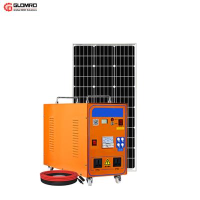 máquina fotovoltaico da produção de eletricidade do condicionamento de ar do sistema do picovolt da energia solar de 220v 300w