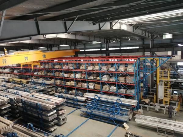 Full Automatic Finished Product Warehouse Industrial Racking Systems E Commerce Adjustable