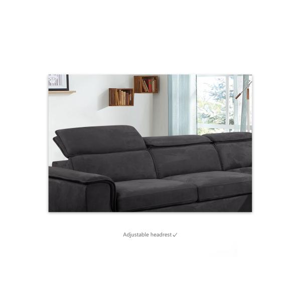 L Shape Antiwear Luxury Corner Sofa Multifunctional Practical
