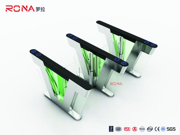 Turnstyle Door Turnstile Access Control System Arm Swing Barrier Gates For Bank