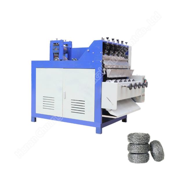 Stainless Steel Wire Scourer Making Machine Steel Wire Sponge Making Machine For Cleaning