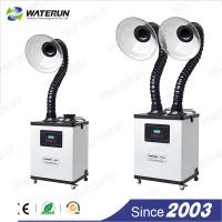 Beauty bench top smoke fume extractor , 330m3 / h chemical fume extractor