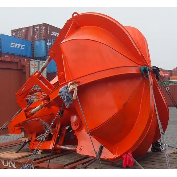 NM360 Материалы экскаватор Multi Peel Grapple Cable Rope Stone Bucket для металлолома