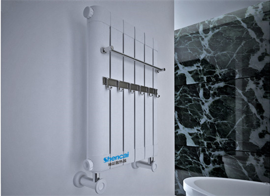 Shencai aluminum water radiator with Towel carbon-plastic alloy sigle pipe heater