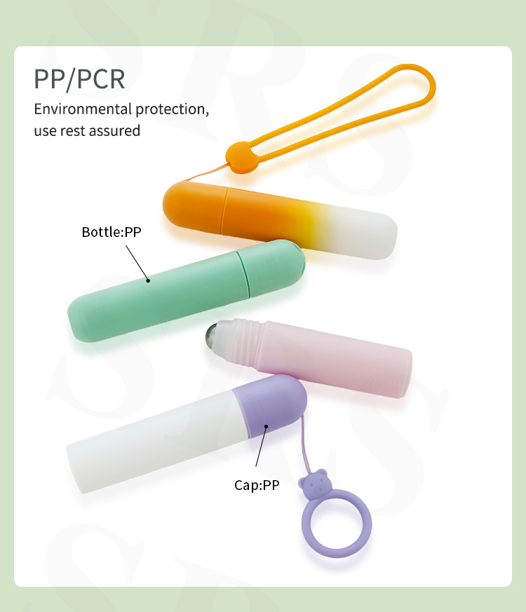 Travel Friendly Recycled Plastic Roll On Bottle Multiple Liquid Output Design For Personal Care