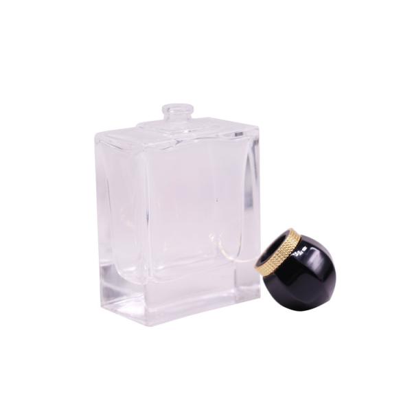 Exquisite Thick Bottom Zinc Alloy Glass Perfume Bottle Cover