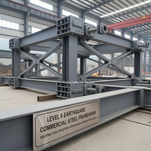 Level 6 Earthquake Resistant Industrial Steel Structures with 5000 Kg/m² Load Capacity and High Strength Bolts