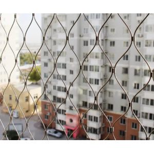 Architectural Stainless Steel Rope Mesh X-tend Style Woven Wire Cable Net for Outdoor Garden Trellis Structures