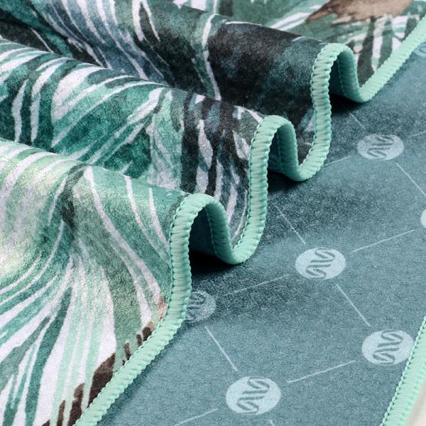 Вафля Microfiber и встает на сторону изготовленное на заказ пляжный полотенце печати с подгонянным Packging