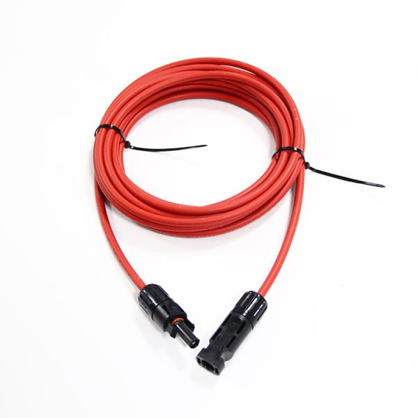10AWG одна пара 50 красных + 50 черного футов ног провода удлинительного кабеля панели солнечных батарей