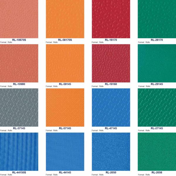 Shore A Badminton Sport Flooring Indoor Sport Court Flooring For Basketball Volleyball