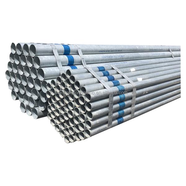 Q235 Q345 ASTM A53 A/B Processing Service Decoiling Hot Dip Galvanized Steel Pipe for Chemical Fertilizer Application