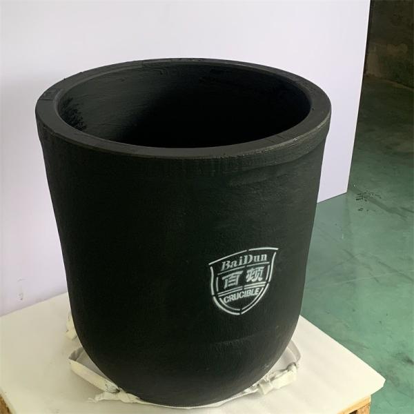Cylindrical Silver Casting Crucible Graphite Acids And Alkalis Resistant