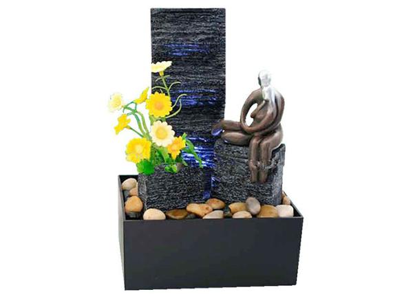 Love Affair Battery Operated Tabletop Fountain , Desk Water Fountain 10 Inch