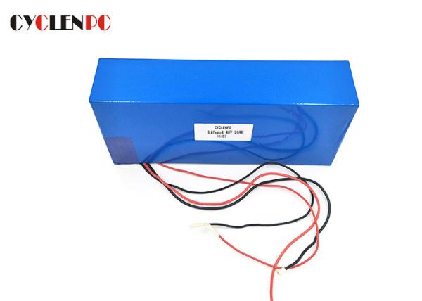 Electric Bike 48V LiFePO4 Battery Lightweight High Temperature Storage Shock Resistance