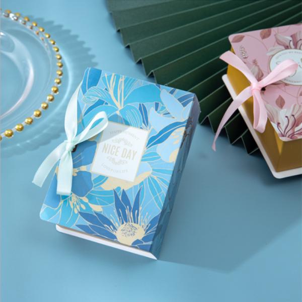 Superficie de acabado de la caja de regalo de chocolate laminada de mat de tamaño personalizado Ferrolita embalaje