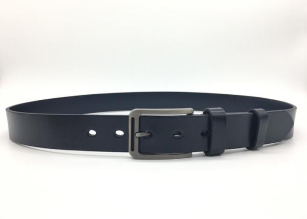 100% Full Grain Durable Mens Leather Dress Belt With Fashion Pin Buckle