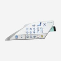 Chave de teclado de membrana tátil PET durável para painéis de controle médico