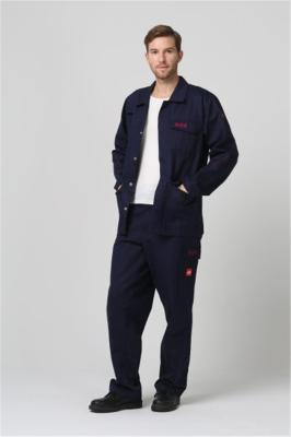 Welding Fr Fire Resistant Lab Coat , 350gsm Twill Arc Resistant Clothing