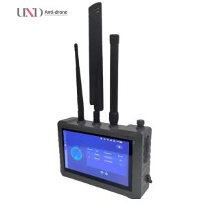 1.5km 70MHz-6.2GHz Portable Full Frequency Durable UAV Detector FPV Video Anti-Drone Watch Collaboration Touch Screen 3-5s
