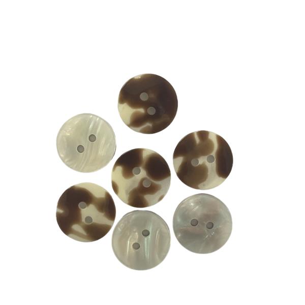 Full Brilhante Falsa Concha Botões 2 Furo 28L Use um casaco camisa