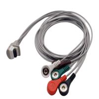 3 registradores redefinidos pequenos de Mortara H3+ Holter do cabo de Ecg da ligação do canal 5 aplicados