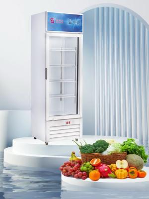 380L Commercial Display Refrigerator Fresh Keeping Direct Cooling Single Door Display Cooler