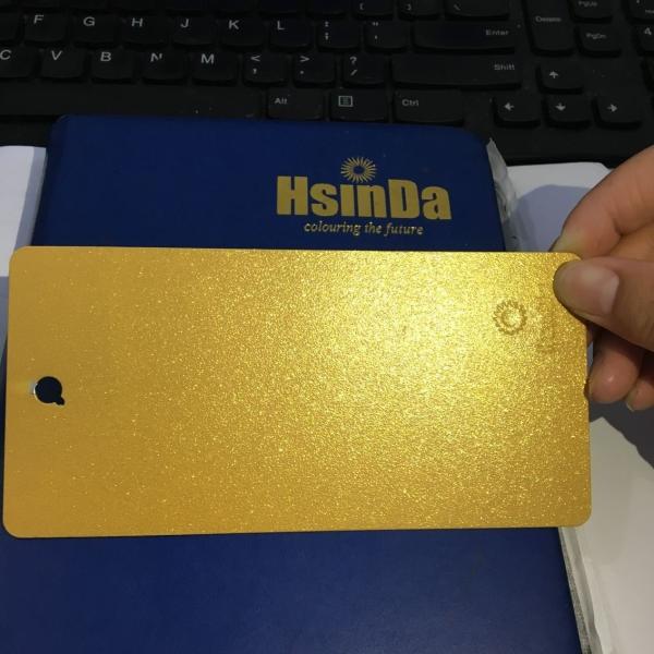 Pó metálico da resina de cola Epoxy do efeito do ouro que reveste a estabilidade exterior alta