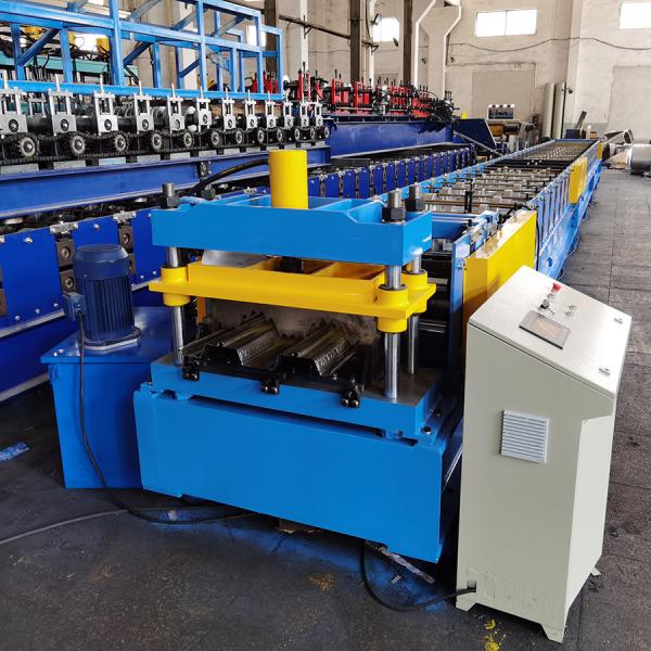 High Speed Floor Metal Deck Forming Machine 12 Stations Custom