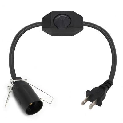 E27 Porta-Lâmpadas Base Externa Porta-Lâmpadas Soquete Led Com US Plug Impermeável