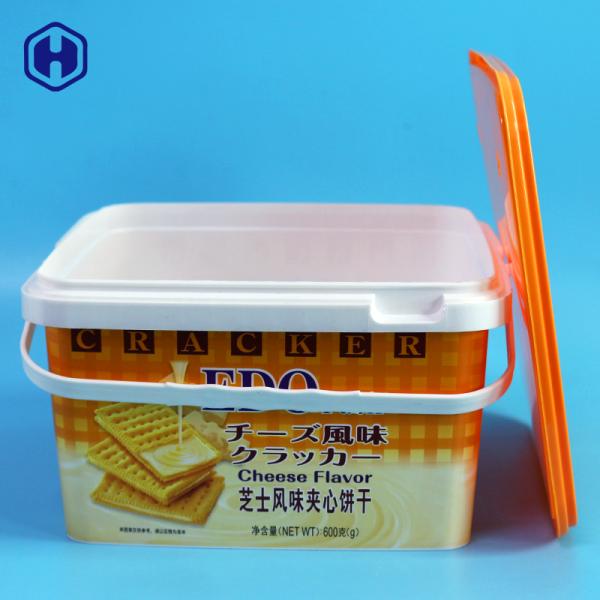 ушаты 121mm пластиковые IML с логотипом ручки изготовленным на заказ