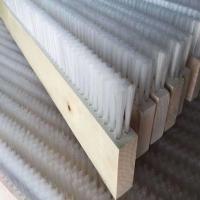 PVC Base Lath Plate Brush White Nylon Flat Brush