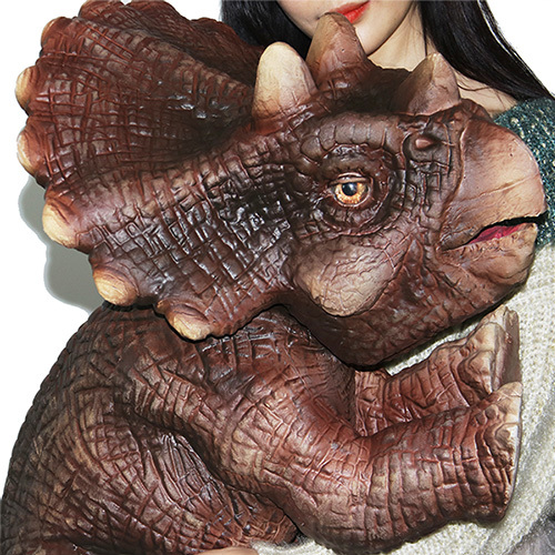 Handmade Silicone Rubber Hand Control Realistic Dinosaur Puppet Animatronic