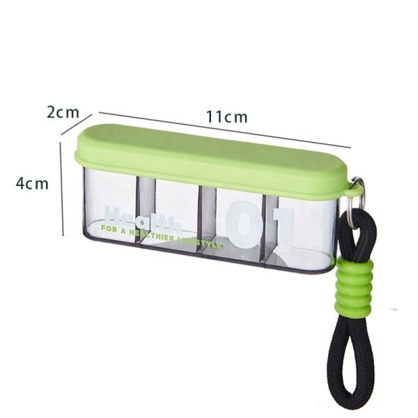 Wholesale Mini Portable Weekly 7-Day Child-Resistant Food Grade PP Durable Easy-to-Carry Travel Tablet & Pill Organizer